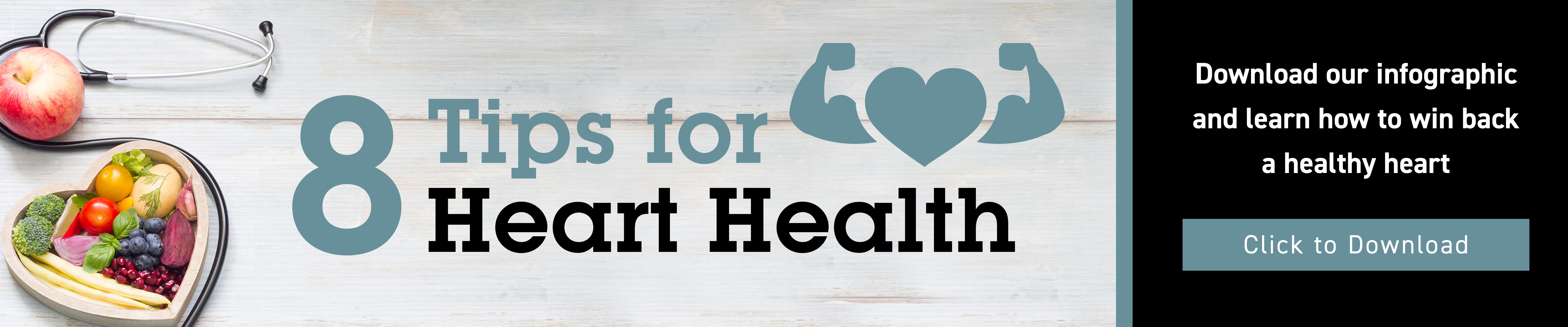 heart-shaped bowl full of heart-healthy fruits